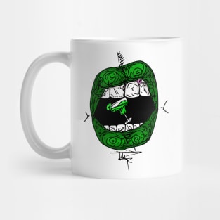 green lips Mug